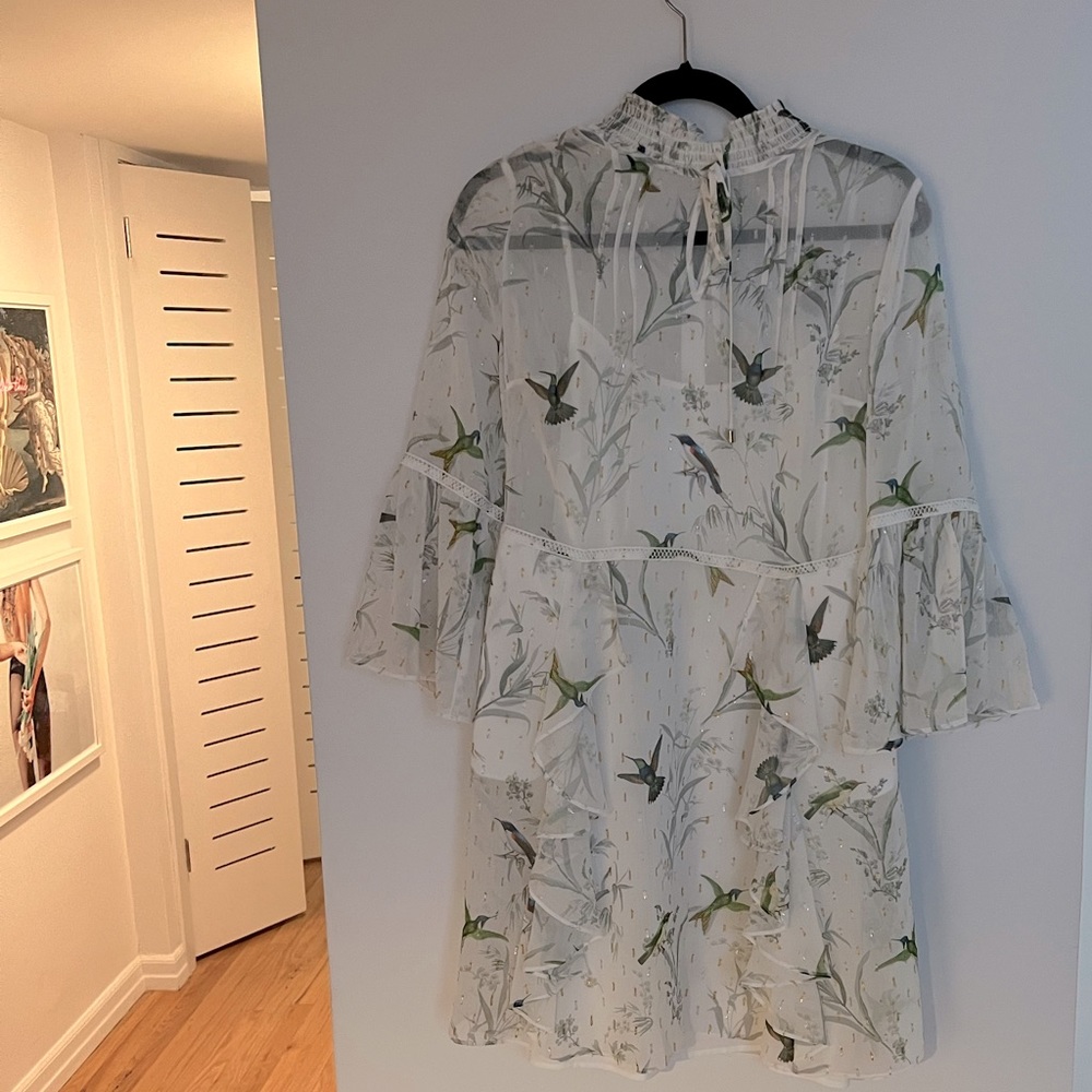 Ted Baker dress with metallic stitching